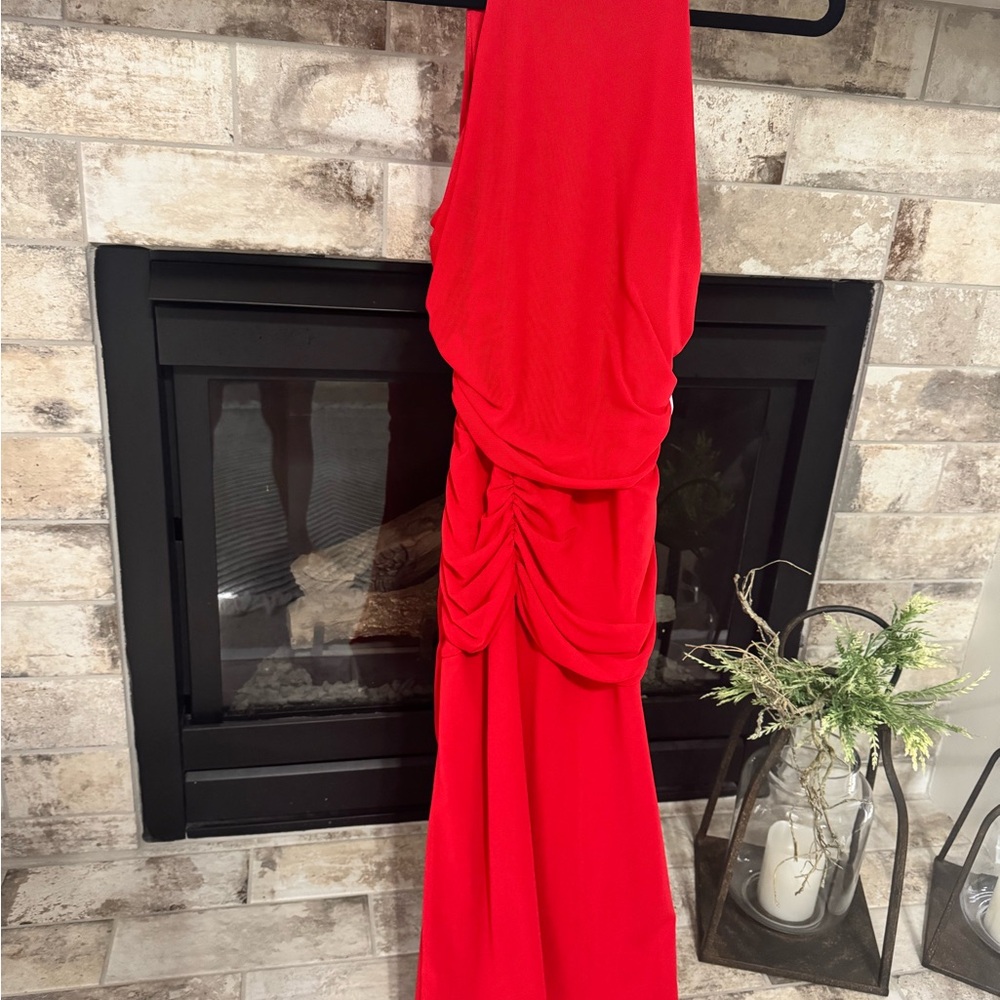 Lulu's Vibrant Red Dress
